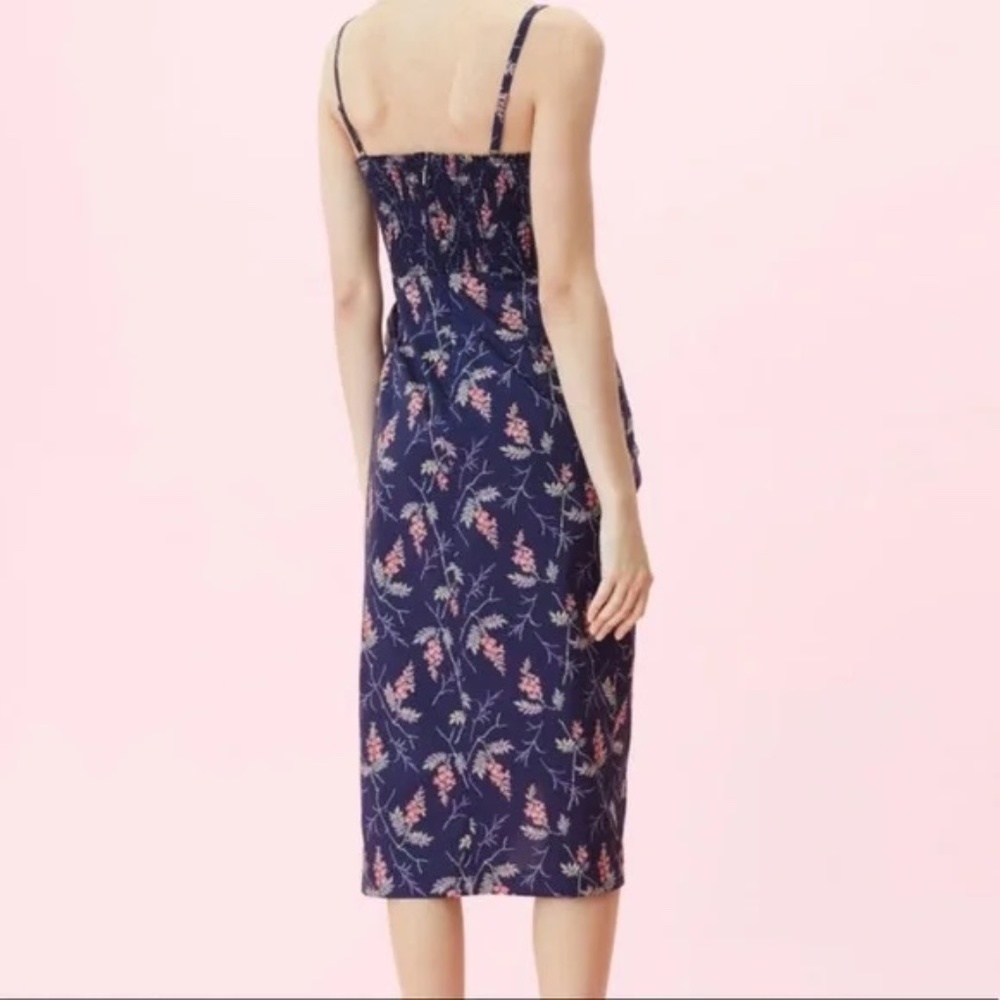 Rebecca Taylor Print Wrap Dress - Picture 2 of 5